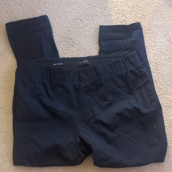 Talbots Pants - Talbots Skinny Ankle Curvy Pull On Dark Navy Stretch Waist Pants Size 16W